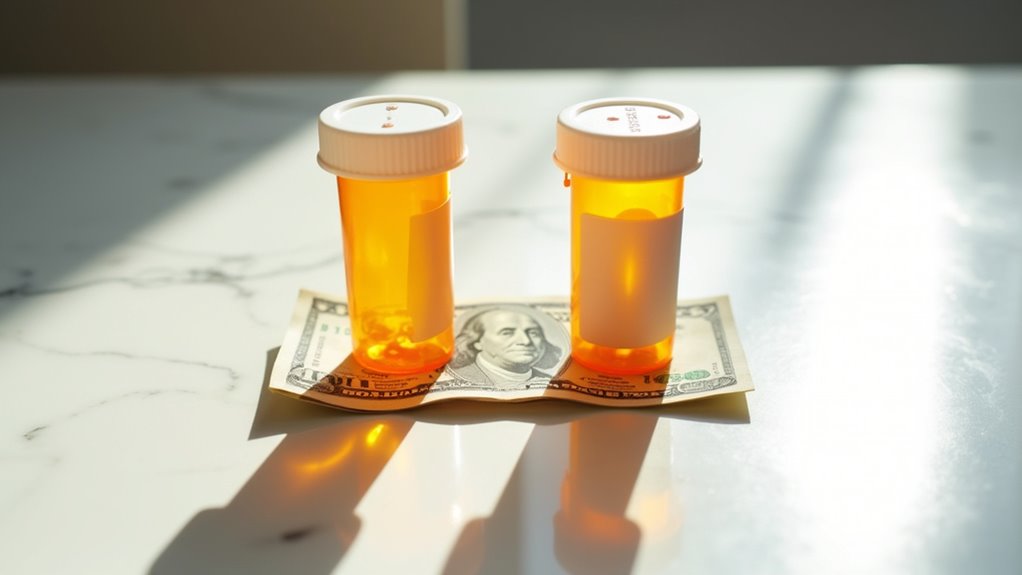 brand name costs exceed generics