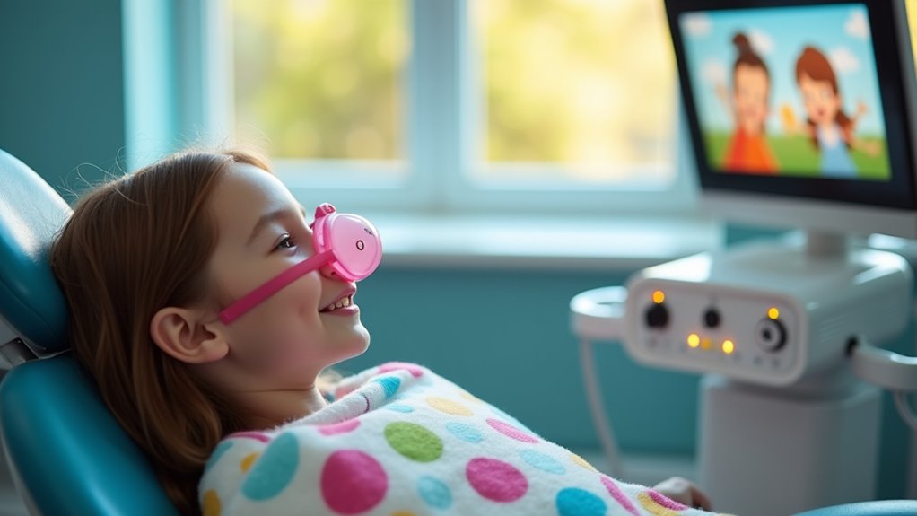 nitrous oxide reduces children s anxiety