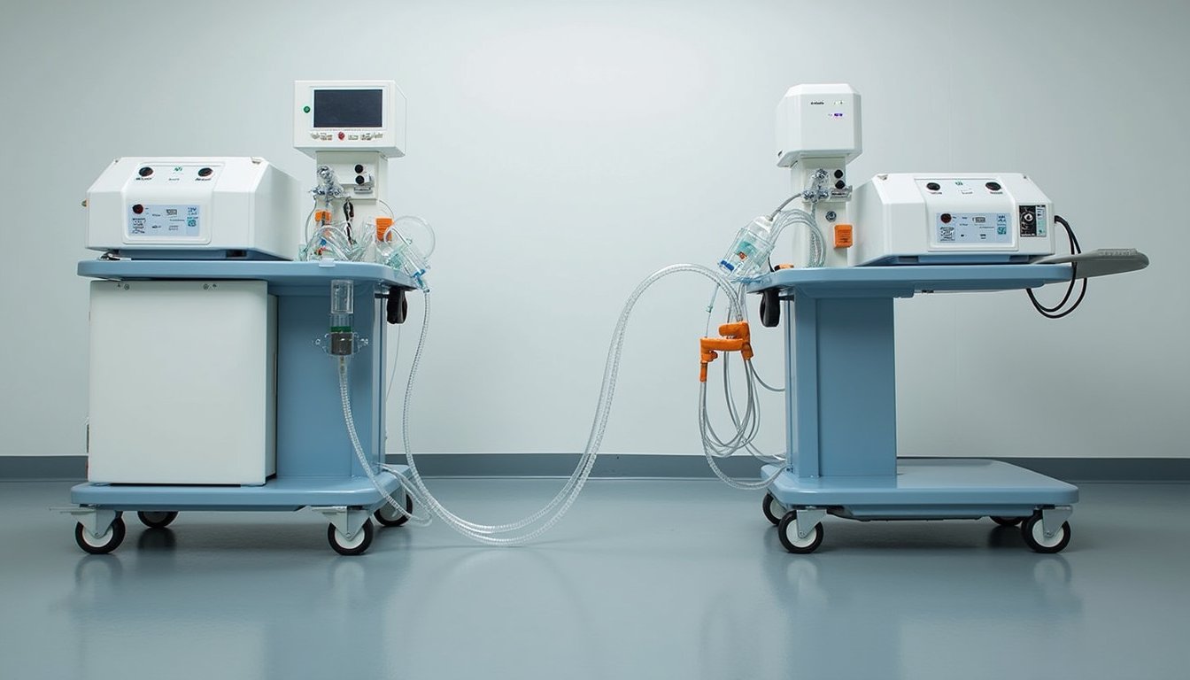 demand flow continuous flow gas adjustability oxygen monitoring