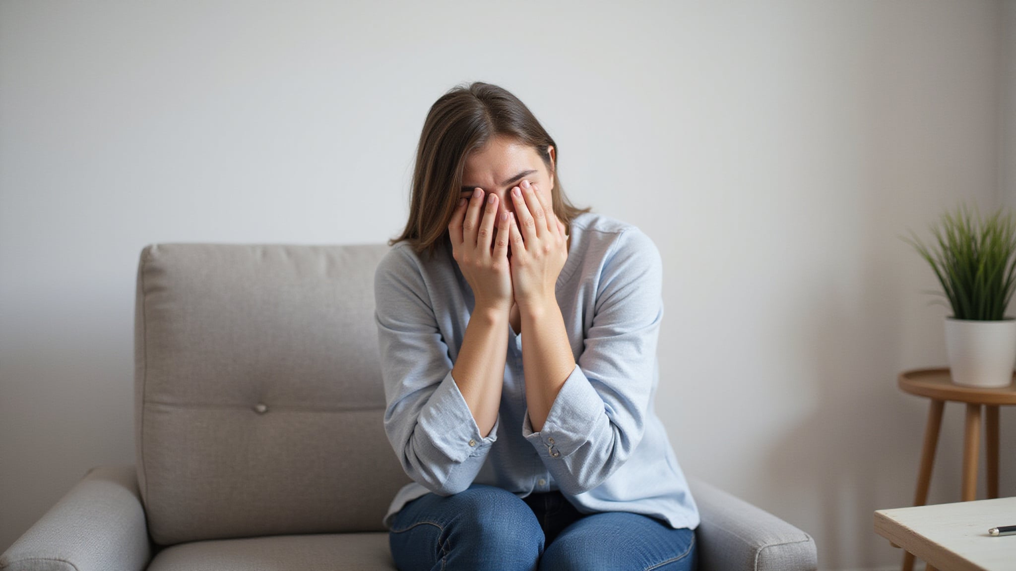 tearing up in therapy sessions
