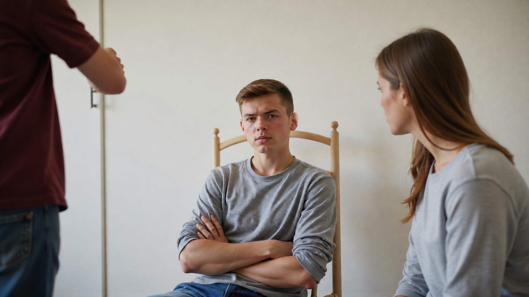 invite without forcing teen dialogue